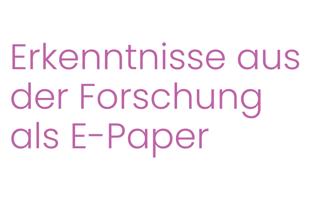 Grafische Headline: Erkenntnisse aus der Forschung als E-Paper, bei Marketing für Gastronomie