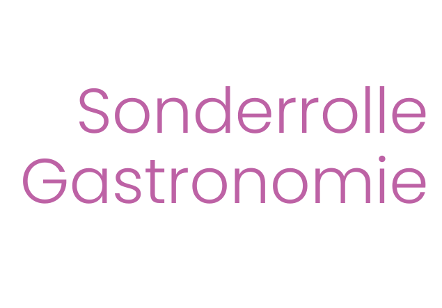 Sonderrolle Gastronomie