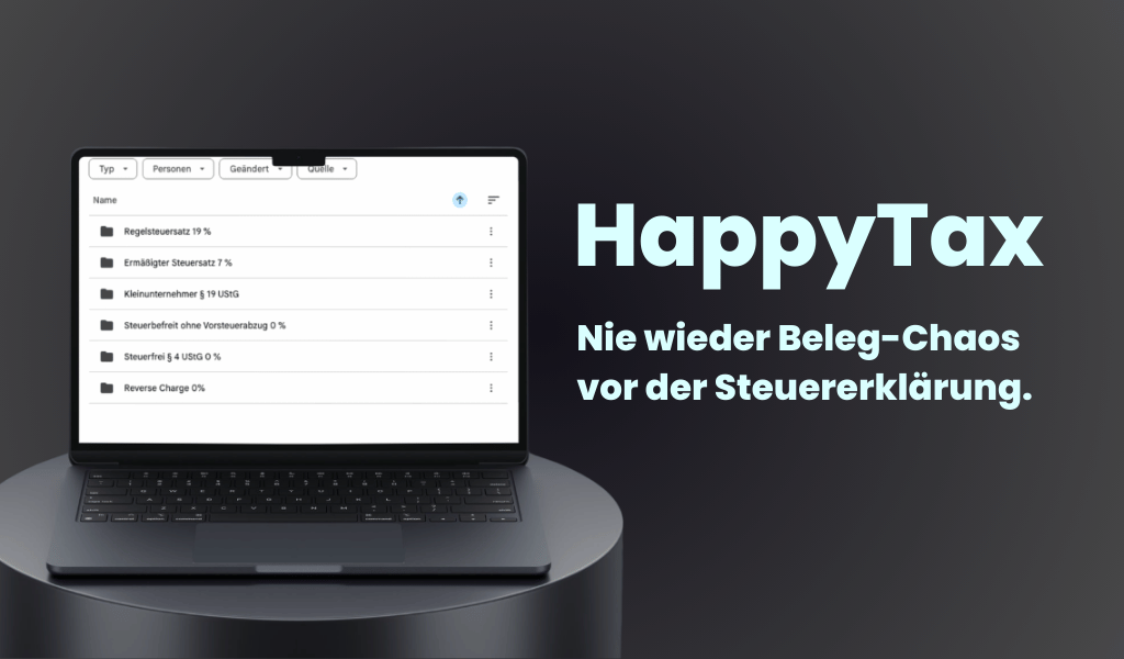 Headerbild HappyTax Mobile